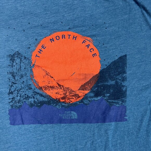 The North Face Shirt Men Small Blue Classic Fit Short Sleeve Casual‎ Vacation - Picture 4 of 9